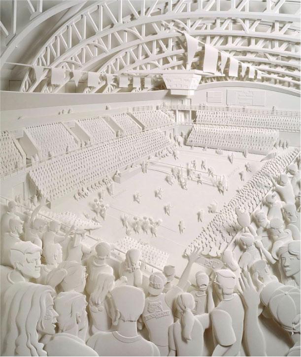 Jeff Niska, sculpteur de papier…