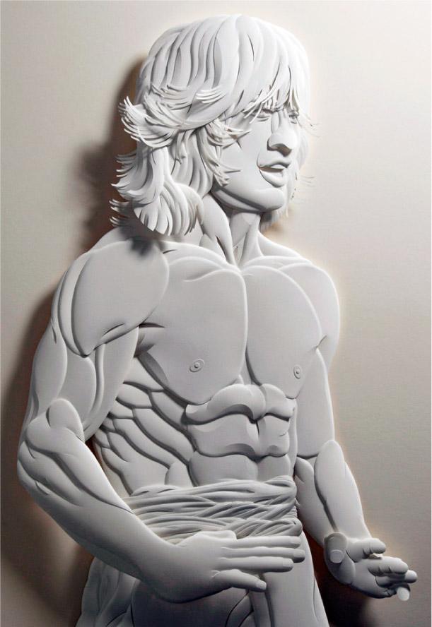 Jeff Niska, sculpteur de papier…