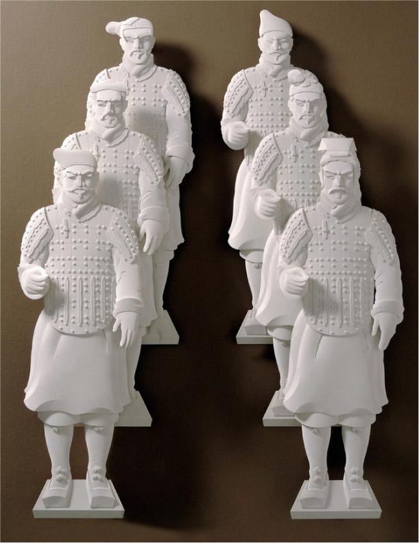 Jeff Niska, sculpteur de papier…