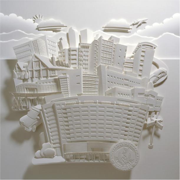 Jeff Niska, sculpteur de papier…