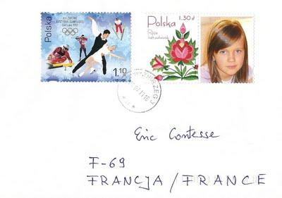 JO de Salt Lake City sur timbre polonais