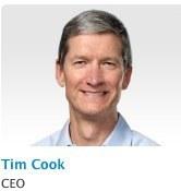 1 million d'actions pour Tim Cook s'il reste chez Apple jusqu'en 2021....