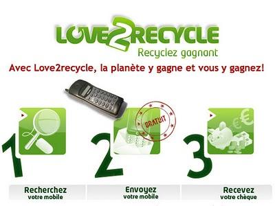 Recycler son portable téléphonique, un bénéfice partagé grâce à Love2recycle…