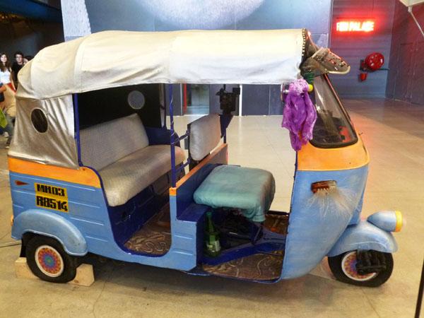 La voiturette de La Cabine Photographique de Pompidou - photo Miss Cécile Cabine photographique de Beaubourg