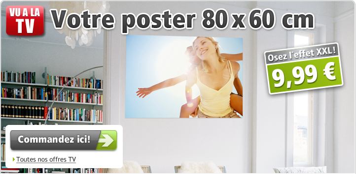 teaser tv Bon plan, posterXXL : des tirage photos Grand format pas chère...