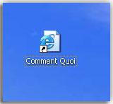 Internet Explorer Raccourci sur Bureau