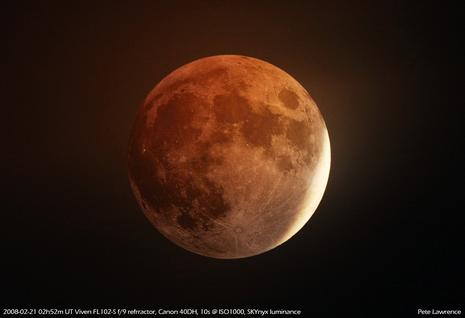 Eclipse de Lune du 21 février 2008