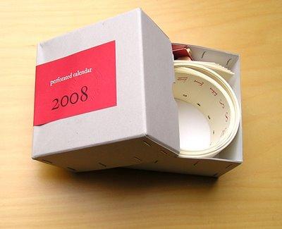 Un calendrier fait à la main
