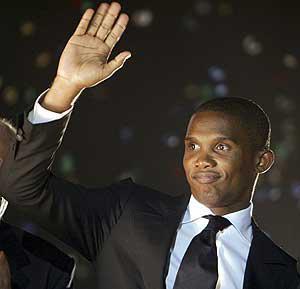 Eto'o s'est envolé pour Paris Eto'o s'est envolé pour Paris