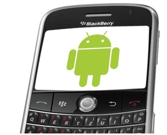 Blackberry va se marier avec Android
