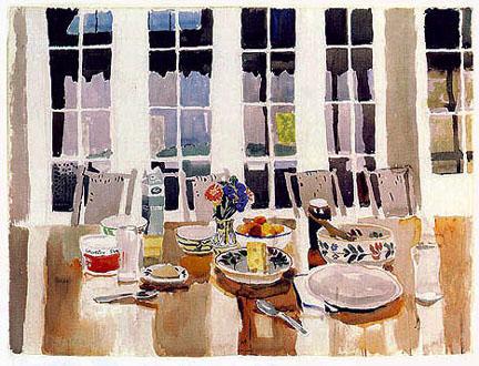 Porter Breakfast Aquarellistes américains reconnus, nés ou disparus au 20 ème siècle – Partie 1/2 Rex Brandt -Mario Cooper – J.W.S. Cox – Phil Dike – Ted Kautzky – Henry G. Keller – Dong Kingman -John Pike – Fairfield Porter – Charles Marion Russell