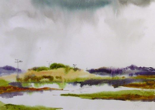 Cox Marsh 3 Aquarellistes américains reconnus, nés ou disparus au 20 ème siècle – Partie 1/2 Rex Brandt -Mario Cooper – J.W.S. Cox – Phil Dike – Ted Kautzky – Henry G. Keller – Dong Kingman -John Pike – Fairfield Porter – Charles Marion Russell