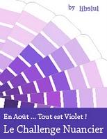 Challenge nuancier : réflexion en violet Challenge nuancier : réflexion en violet