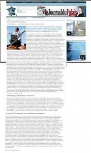 Journal du Palais 29 8 2011 Teletravail Journal du Palais 29 8 2011