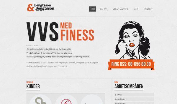 Les illustrations dans les sites web, 40 exemples absolument fantastiques bobvvs - site avec illustration