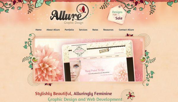 Les illustrations dans les sites web, 40 exemples absolument fantastiques alluregraphicdesign - site avec illustration