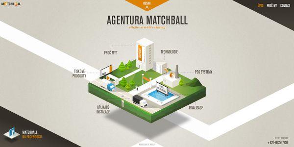 Les illustrations dans les sites web, 40 exemples absolument fantastiques mball - site avec illustration