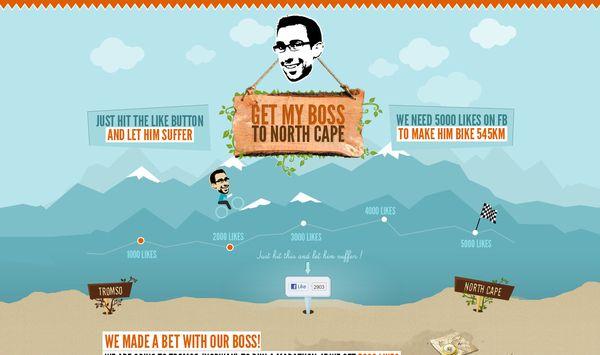 Les illustrations dans les sites web, 40 exemples absolument fantastiques bikingboss - site avec illustration