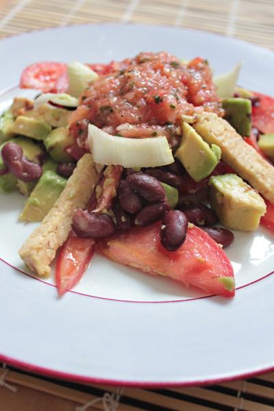 Salade mexicaine au tempeh