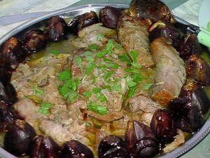 Cadeau d'anniversaire... La Mondotte 2001 et Château Guiraud 1990... carr__d_agneau_fingues_et__mile