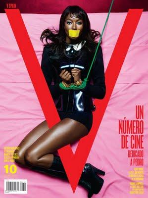 Naomi Campbell par Sebastian Faena en couv de V Spain #10