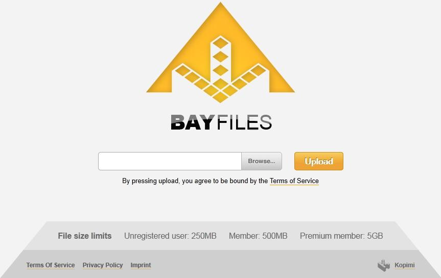 bayfiles BayFiles Nouveau service de téléchargement par The Pirate Bay..