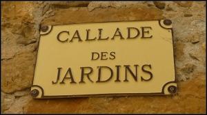 Peyre plaque de rue Le bien nommé Peyre