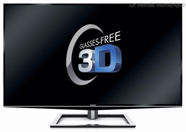 IFA 2011 : La toute première TV 3D sans lunettes Quad Full HD commercialisée sera la Toshiba ZL2 en décembre 2011 IFA 2011 : La toute première TV 3D sans lunettes Quad Full HD commercialisée sera la Toshiba ZL2 en décembre 2011