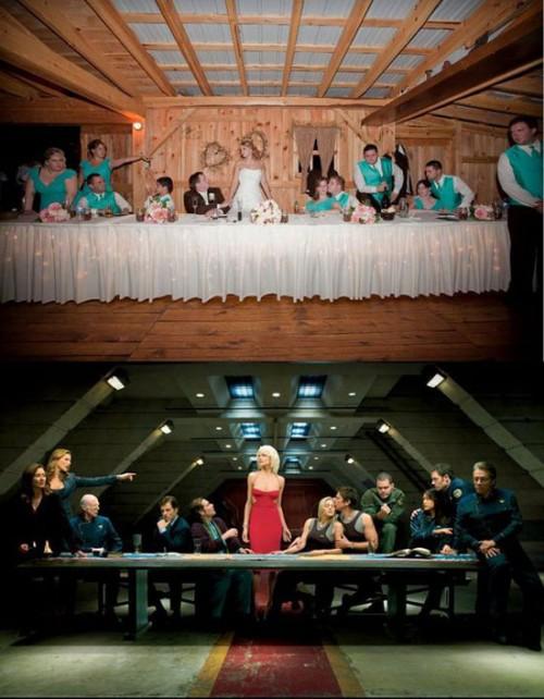 Battlestar-Galactica-mariage Battlestar Galactica mariage Une photo de mariage inspirée par Battlestar Galactica