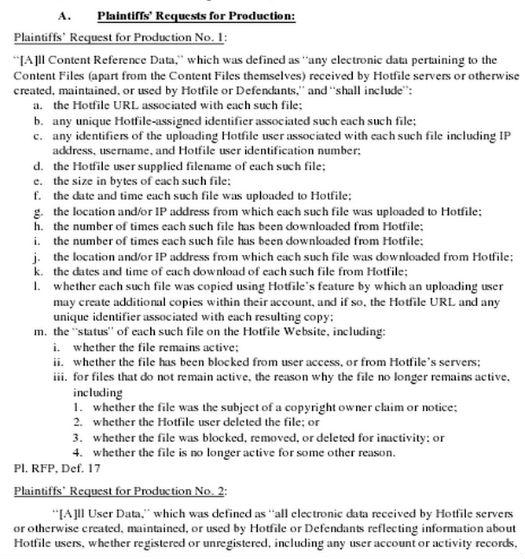 mpaa-request HotFile vs MPAA : ça se complique !