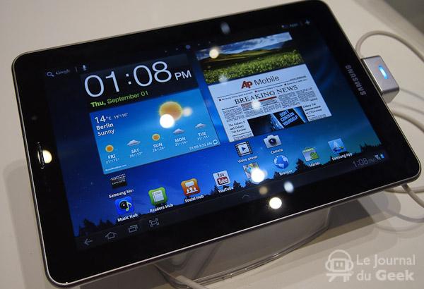 OLYMPUS DIGITAL CAMERA Flash IFA : Samsung retire les mentions à la Galaxy Tab 7.7