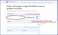 Comment remplir le formulaire d’inscription pour un Blog WordPress.com ?