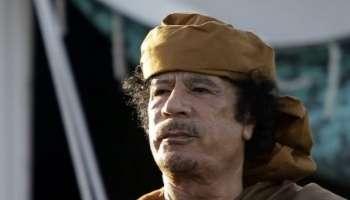Mouammar Kaddafi, le 10 avril 2011 à Tripoli.