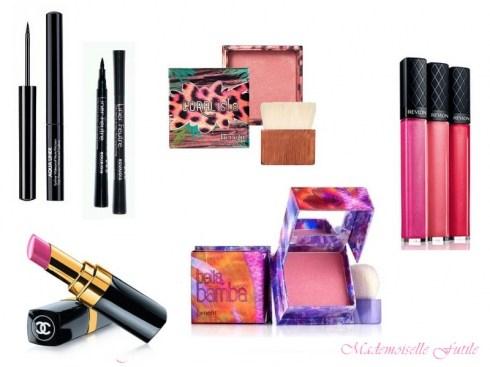 rouge coco shine chanel - gloss revlon - coralista bella bamaba benefit eyeliner bourjois et make up for ever Sublimer son bronzage… Pour une rentrée ensoleillée!