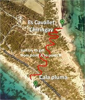 Cala pluma (small beach)