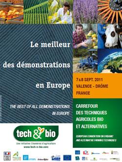 Valence : Salon Tech & bio – CARREFOUR DES TECHNIQUES AGRICOLES BIO ET ALTERNATIVES