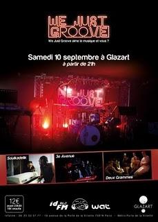 We Just Groove #4 c'est samedi à Glazart