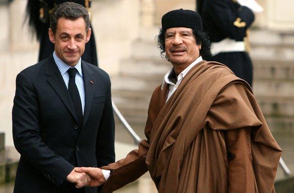 Sarkozy le Libyen