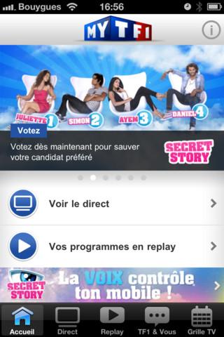 [iTunes] l’application iPad TF1 devient MYTF1