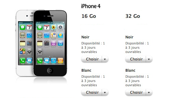 iPhone 4 Rupture de stock La production de l’iPhone 4 au ralenti ?