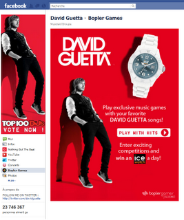 David Guetta champion français de Facebook