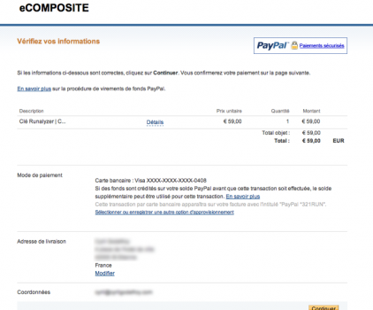 321Run Store - Paypal 5% de réduction sur 321Run Store !