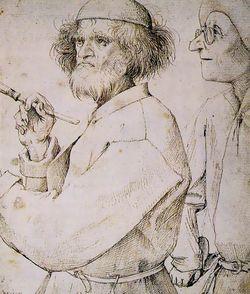 Bruegel, Autoportrait