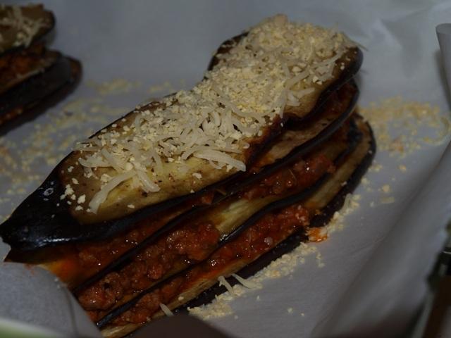 Les lasagnes daubergine à la bolognaise... Photo Les lasagnes daubergine à la bolognaise...