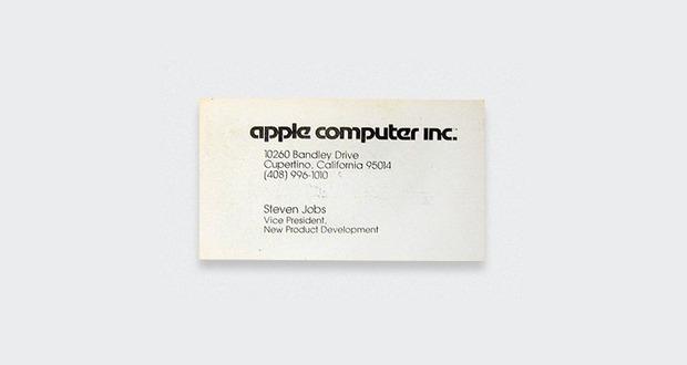 Real Business Cards, Steve Jobs et Steve Wozniak...
