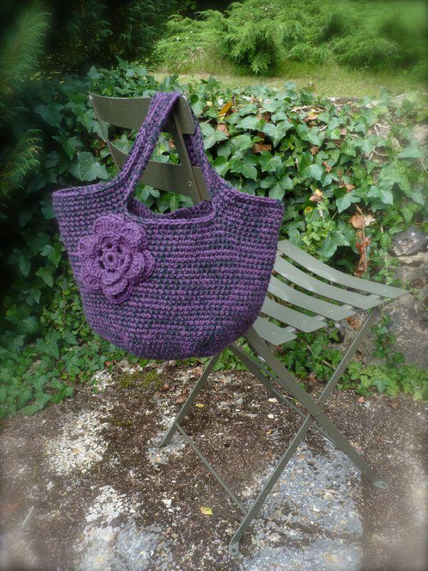 Petit sac crocheté cc