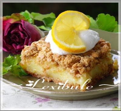 Carré au citron et gruau Carré au citron et gruau