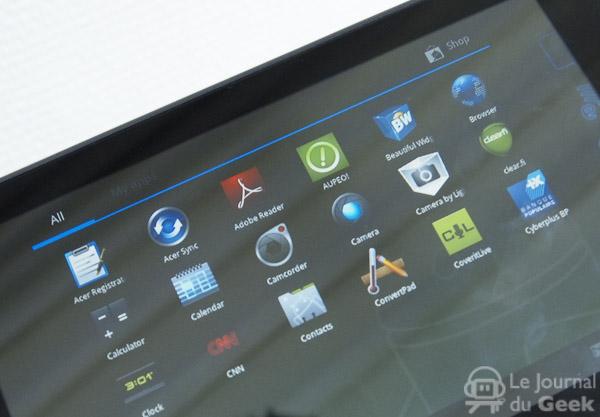 acer iconia tab a100 live 21 Test : Acer Iconia Tab A100
