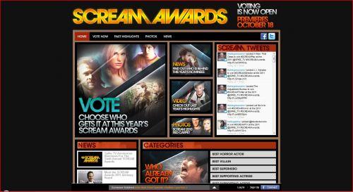 Votez pour les Scream Awards 2011
