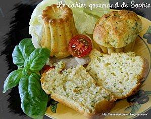 Mise à l'honneur ! Muffins au fromage frais et ciboulette d'Irène
